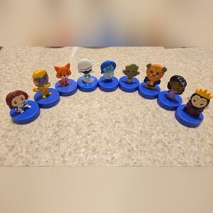 Set of 9 Disneyland McDonalds Toys